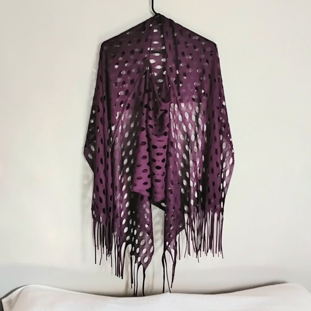 3/$25 Beautiful 72" Purple Light Shawl NWOT will Ship in Plastic Protection!!